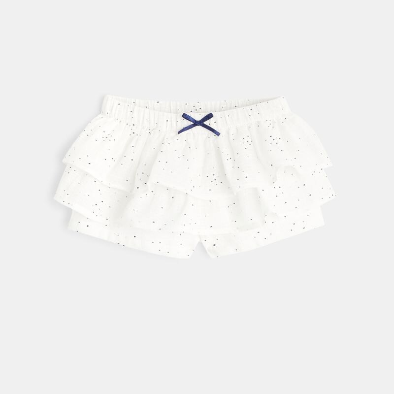 Jupe short bébé fille à volants Absorba Aucune nuance