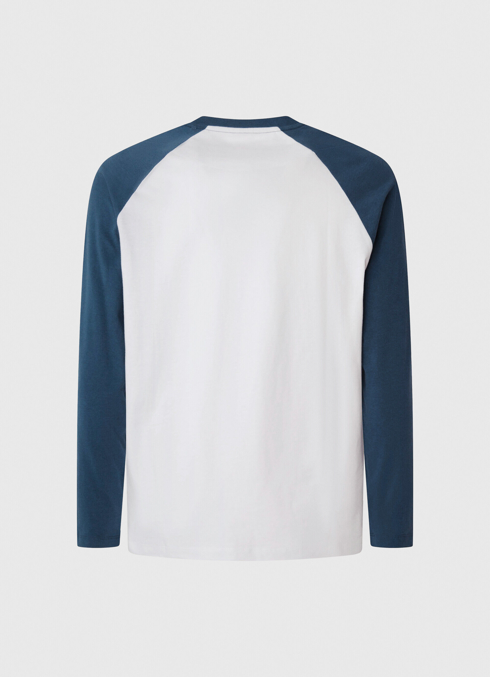 CAMISETA RAGLAN DE MANGA LONGA - azul jarman