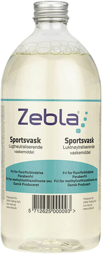 Zebla Sportsvask 1000 ml Gennemsigtig