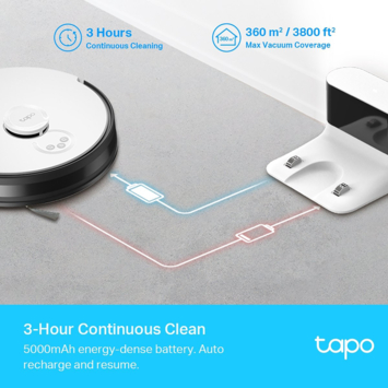 TP-Link Tapo Robotstofzuiger RV30 met dweilfunctie