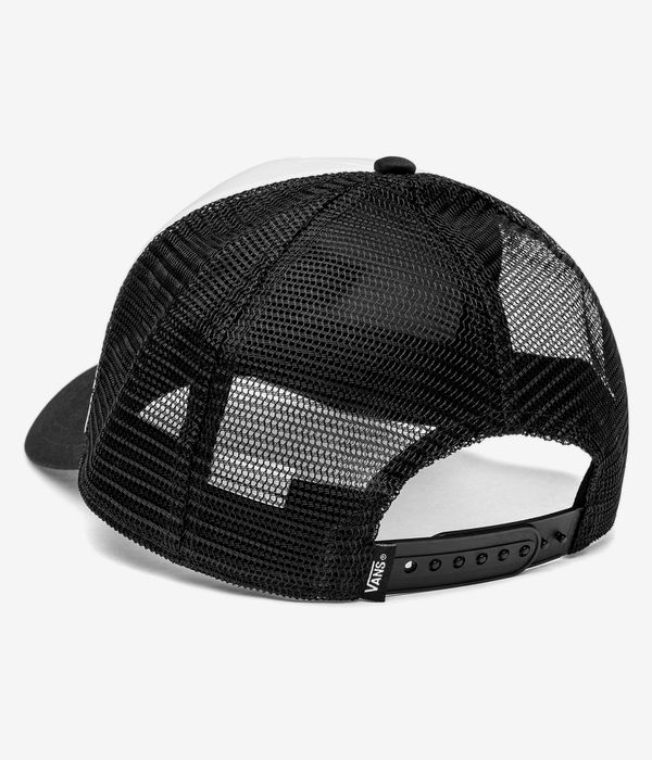 Vans Classic Patch Curved Bill Trucker Cap (black white)
