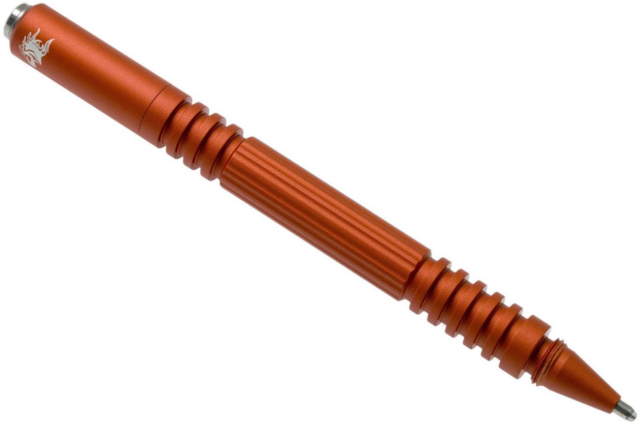 Rick Hinderer Investigator Pen Aluminium Matte Orange, tactische pen