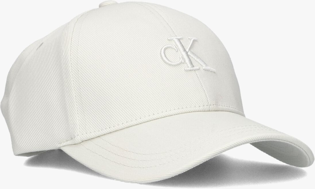 CALVIN KLEIN ecru calvin klein pet archive cap