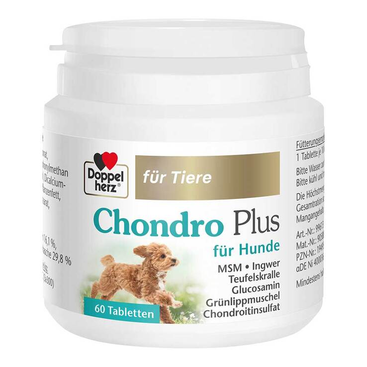 Doppelherz für Tiere Chondro Plus Tabletten für Hunde, 60 St