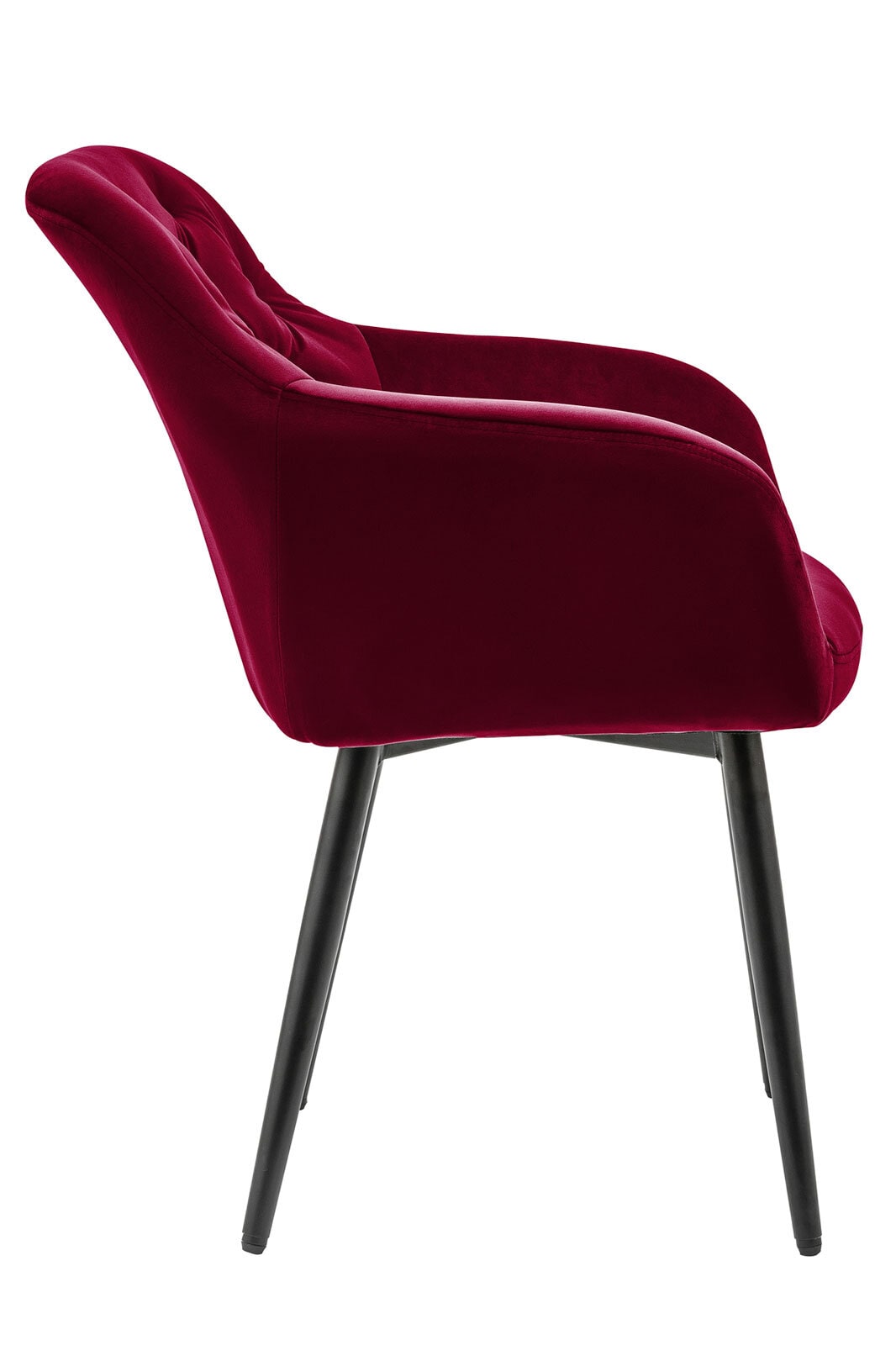 CASAVANTI Armlehnstuhl Samt rot