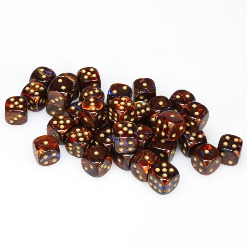 Pack de 36 dés D6 * scarabée * SANG BLEU