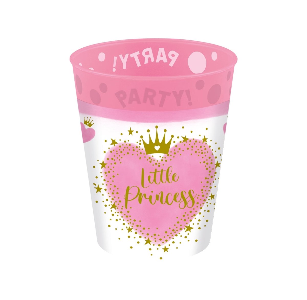 Prinsessen Bekers Plastic 250ml 4st