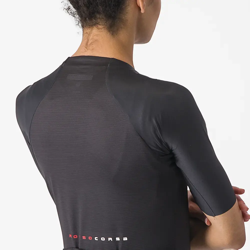 Castelli Aero Pro 7.0 Fietsshirt Korte Mouwen Zwart Dames