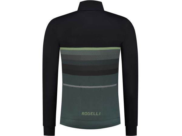 Rogelli Hero II LS Cykeltrøje, Green/Black