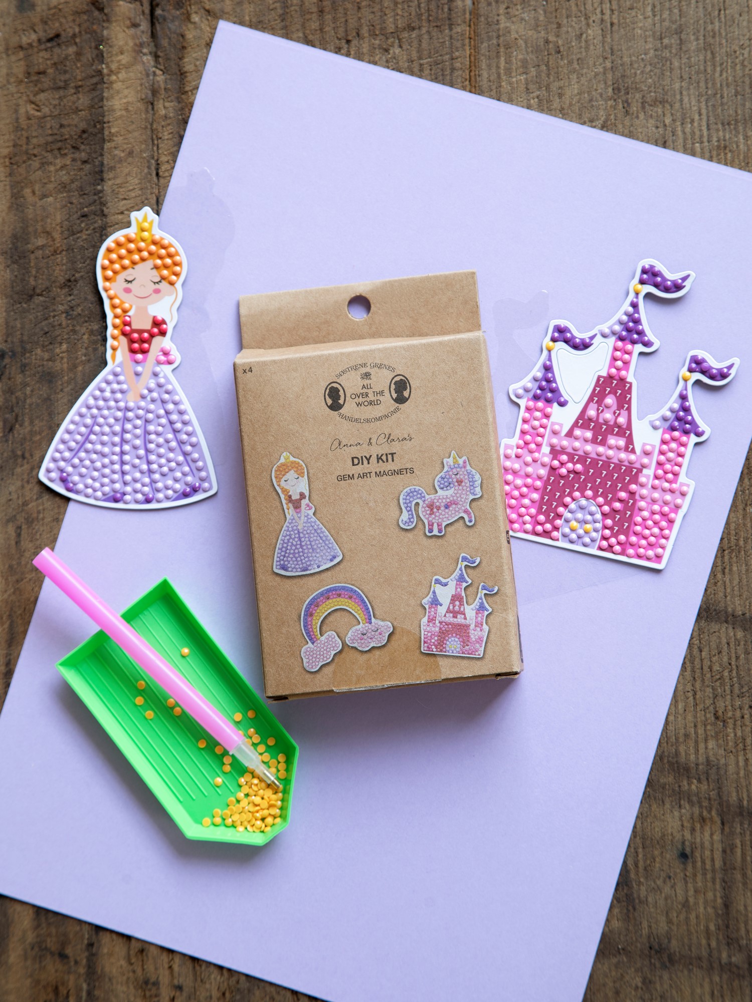 DIY-magneter til diamantmaleri | 4 designs.  | Multi