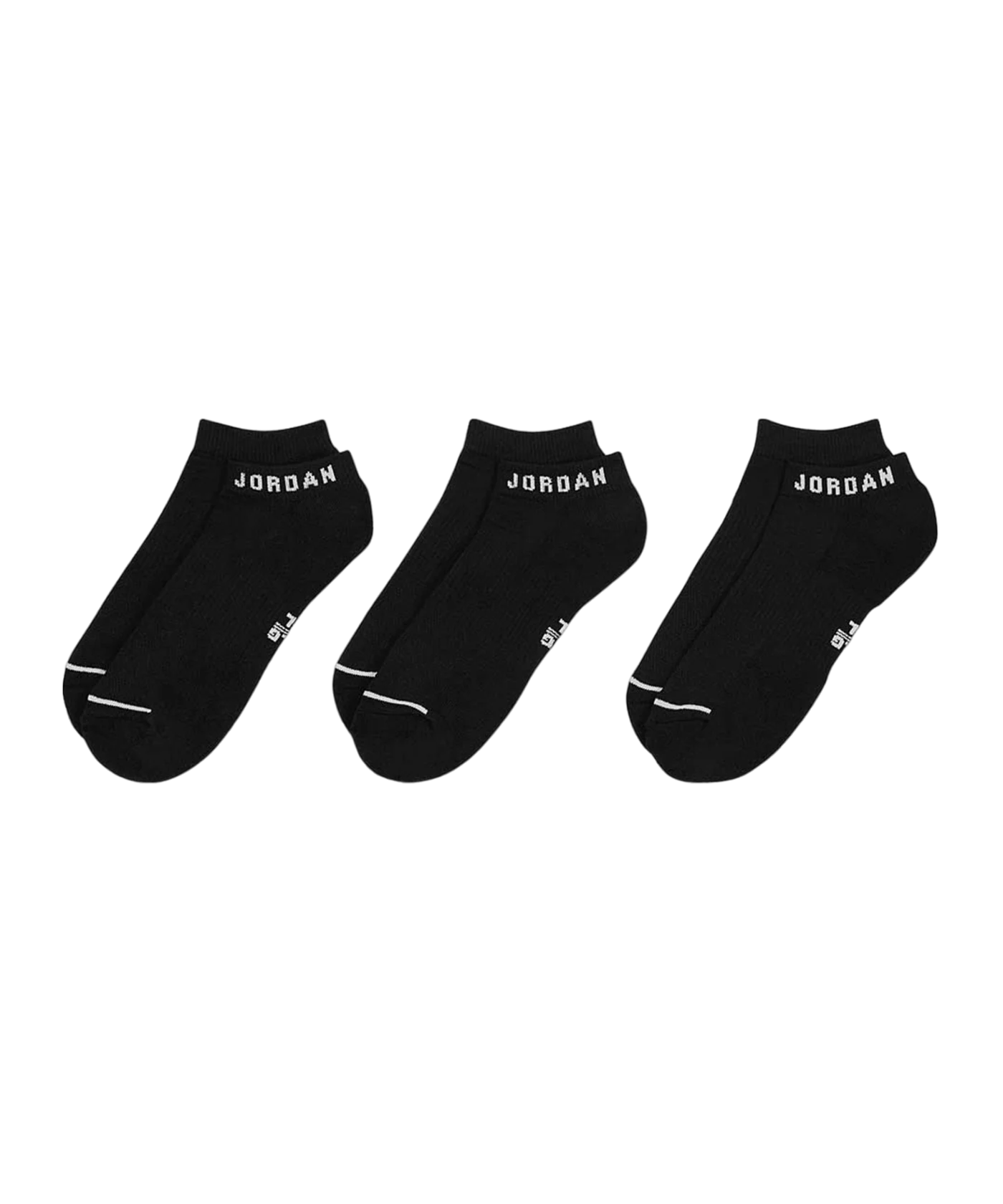 Jordan Everyday Cush No Show Socken Schwarz F010