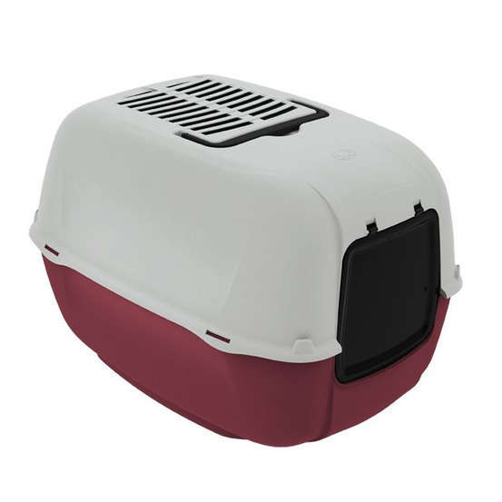 Maison de toilette Prima pour chat : Plastique L39,5xl52,5xH38cm