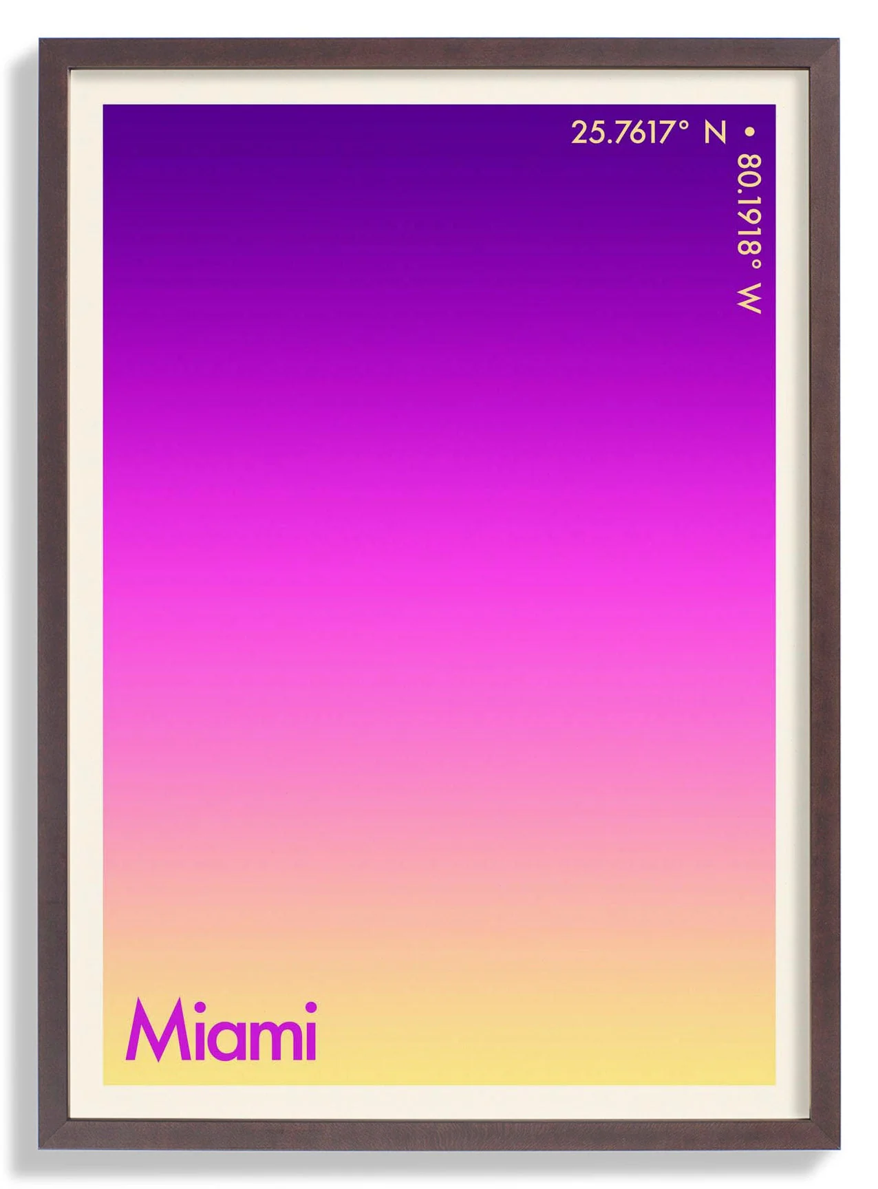 Miami Sonnenuntergang Stadt