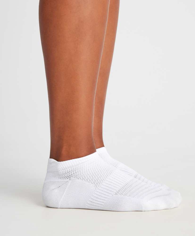 3 pares de meias esportivas de poliamida para tênis