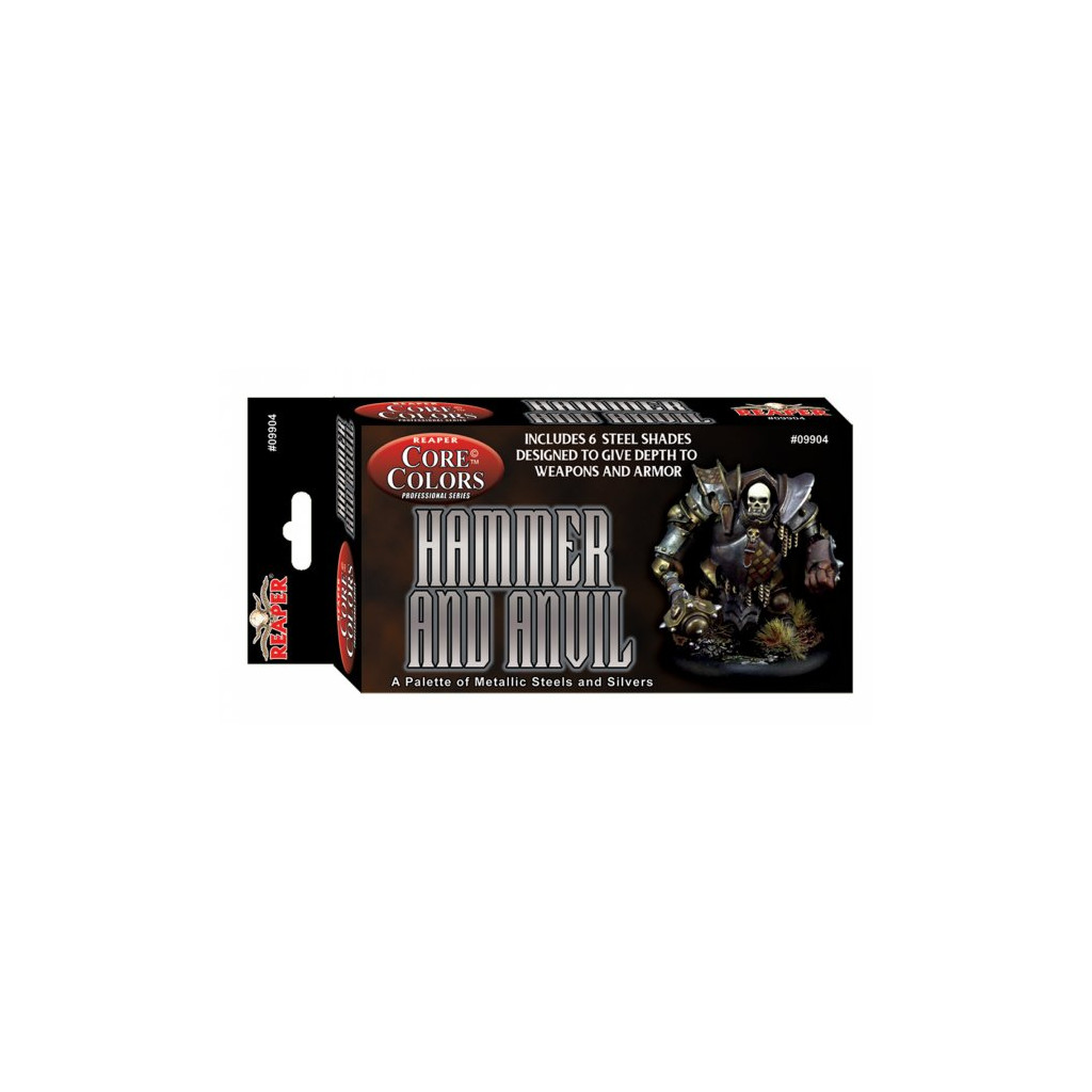 Reaper Fast Palette: Hammer and Anvil - Steel Colors