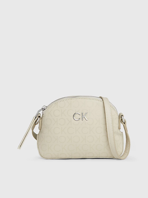 Bolsa de ombro pequena com logotipo
