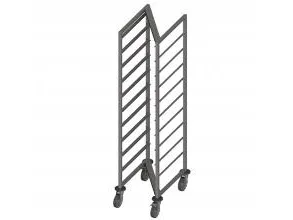 Stikvogn Z Enkel 16 stik 39x56x174 cm Rustfri stål til 1/1 GN,stk
