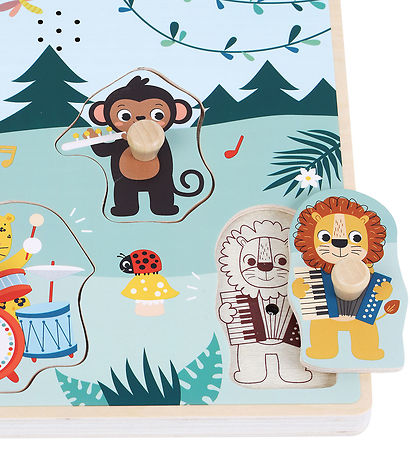 Kinder and Kids Puzzlespiel m. Musik - Holz