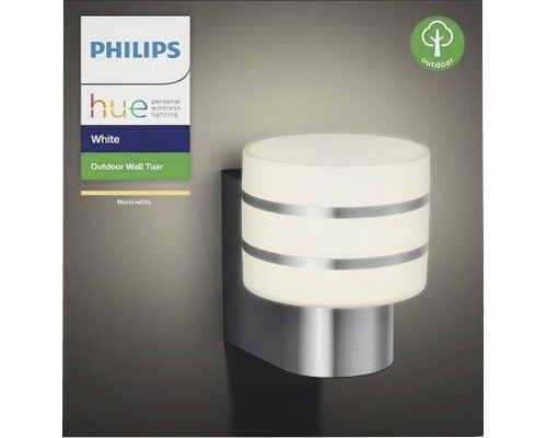 Philips Hue LED wandlamp White Ambiance 806 lm 2700 K roestvrij staal - Compatibel met SMART HOME van Hornbach