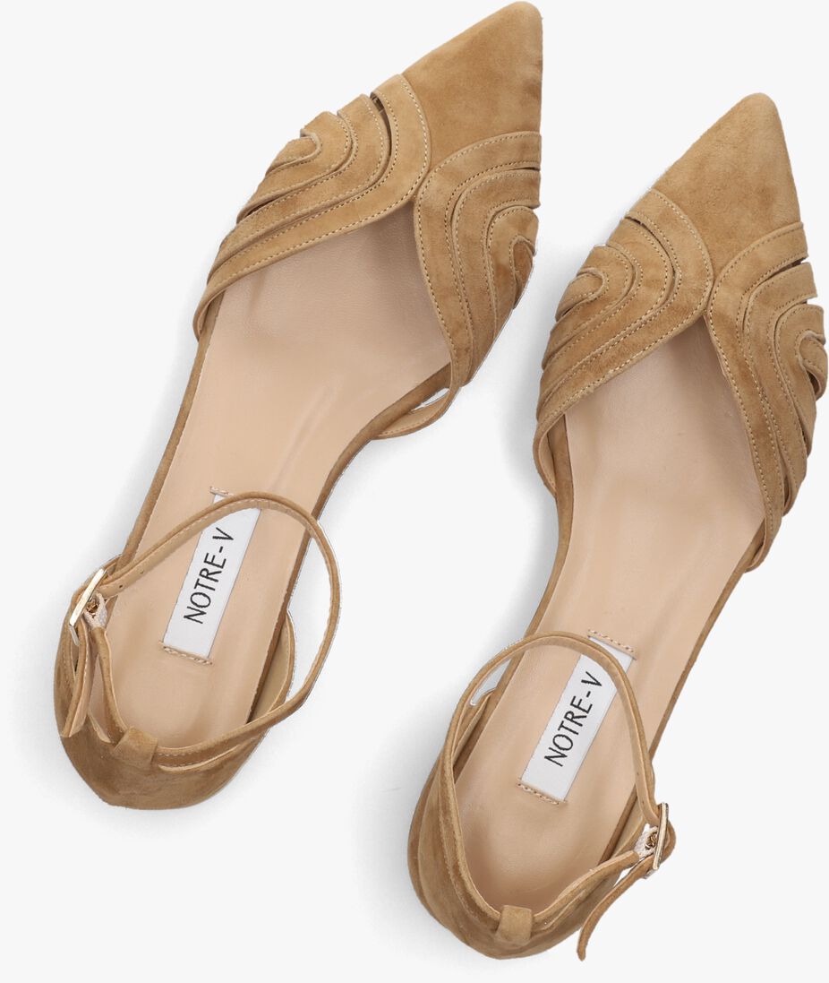 camel notre-v platte sandalen 12264