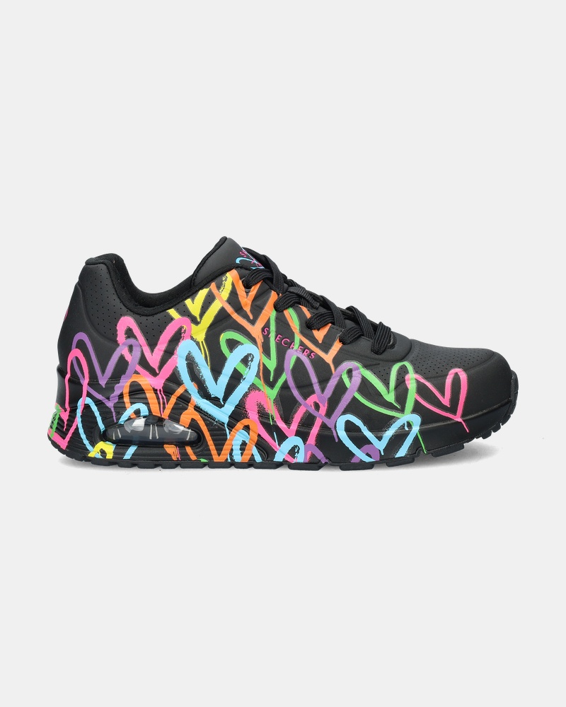 Skechers Uno Love Lage sneakers  - zwart
