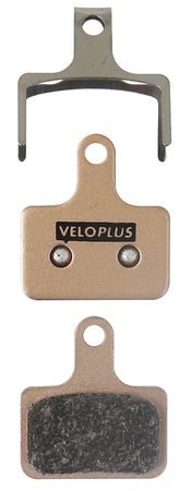 MAXPAD Bremsbelag für Shimano RoadGravel MTB Flatmount  bronze  gesintert