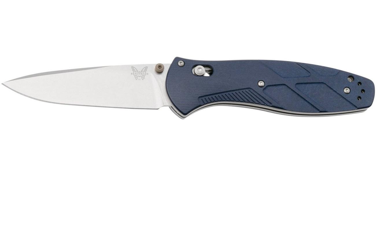 Benchmade Barrage 581-03 Stonewashed CPM S30V, Blue Canyon Richlite, zakmes