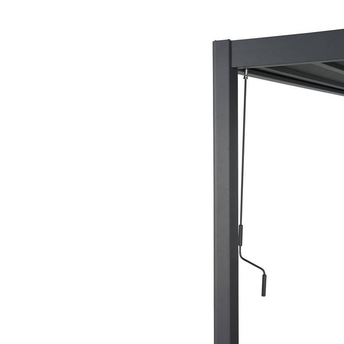 Pergola bioclimatique rétractable EVORA Gris