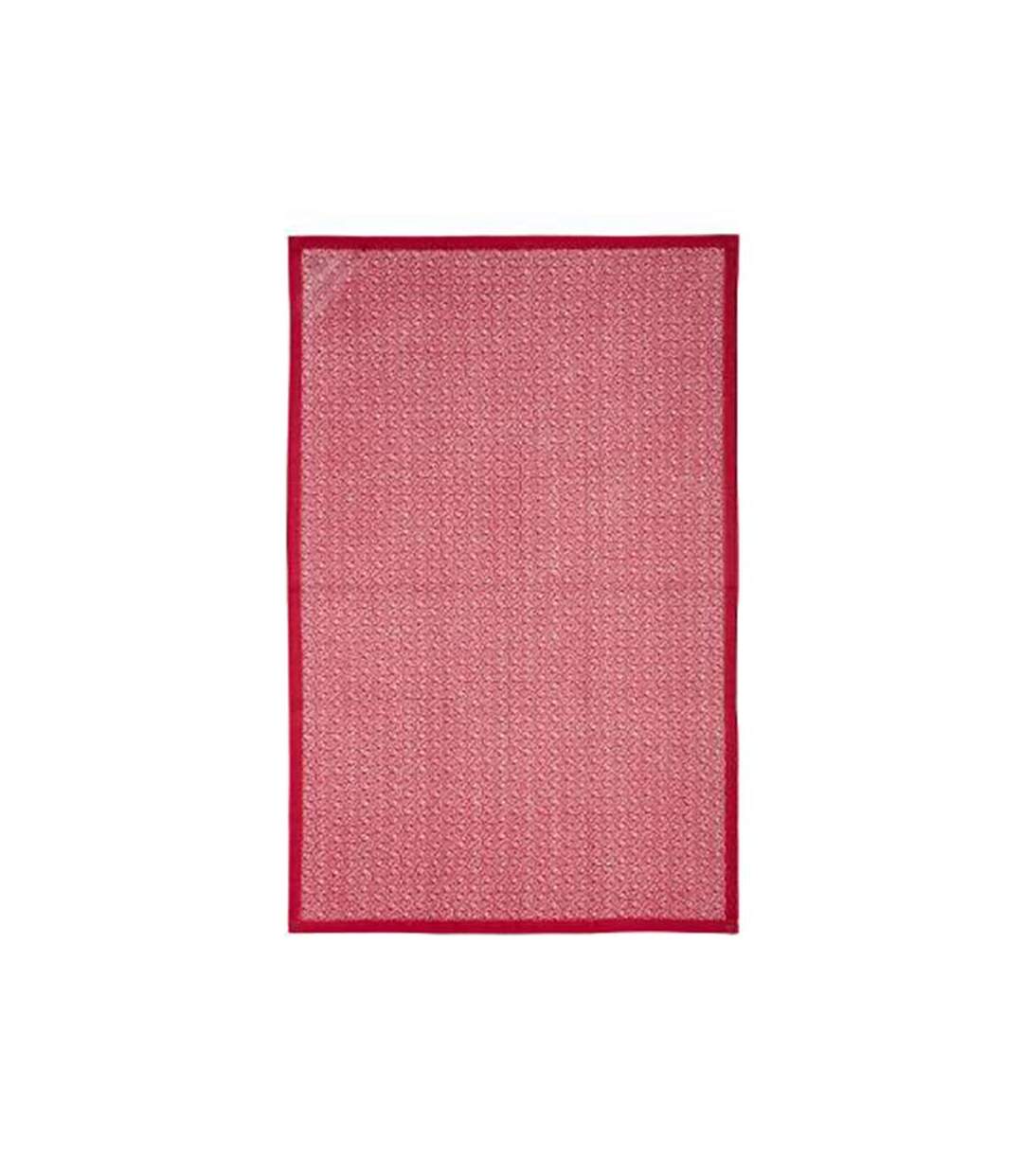Lot de 3 Torchons Imprimé 45x70cm Rouge