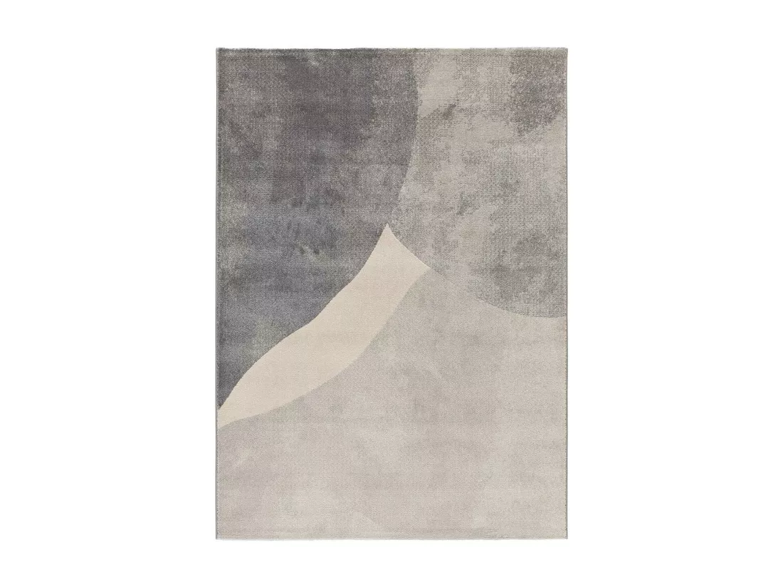 Tapis intérieur - géométrique - argent - 160 x 230 cm - MONIC