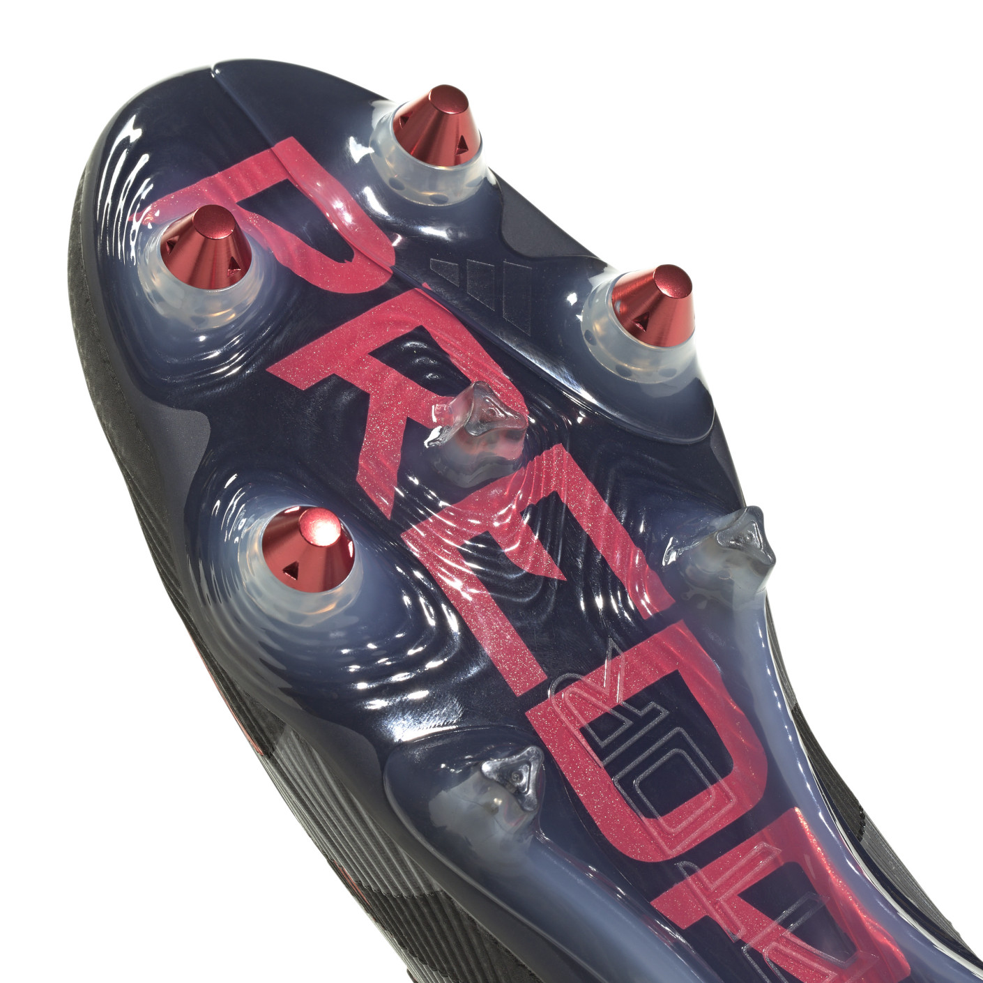 Adidas Predator Elite IJzeren-Nop Voetbalschoenen (SG) Zwart Grijs Rood