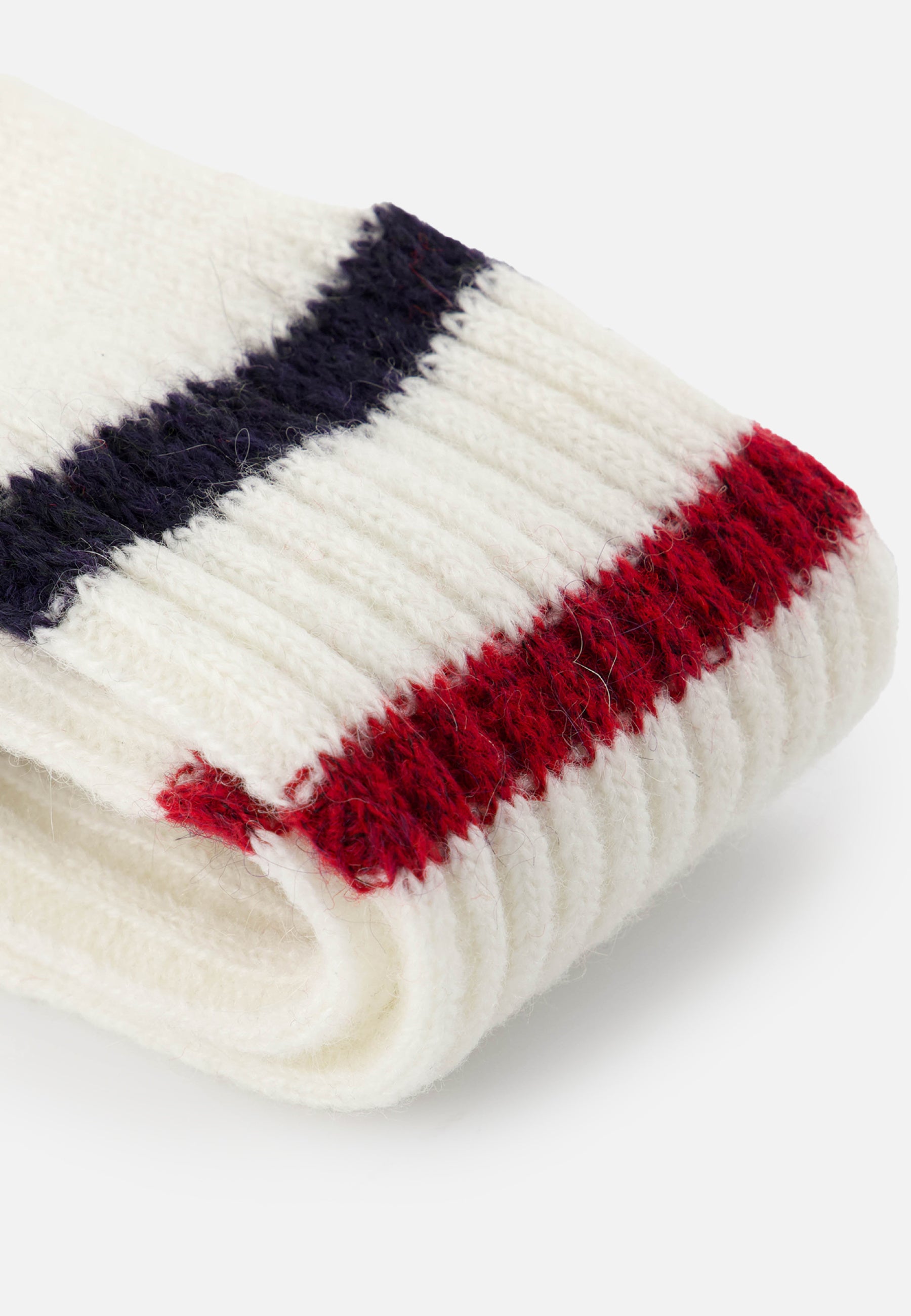 Chaussettes mi-hautes-Andy Marine LSF Rouge Cerise