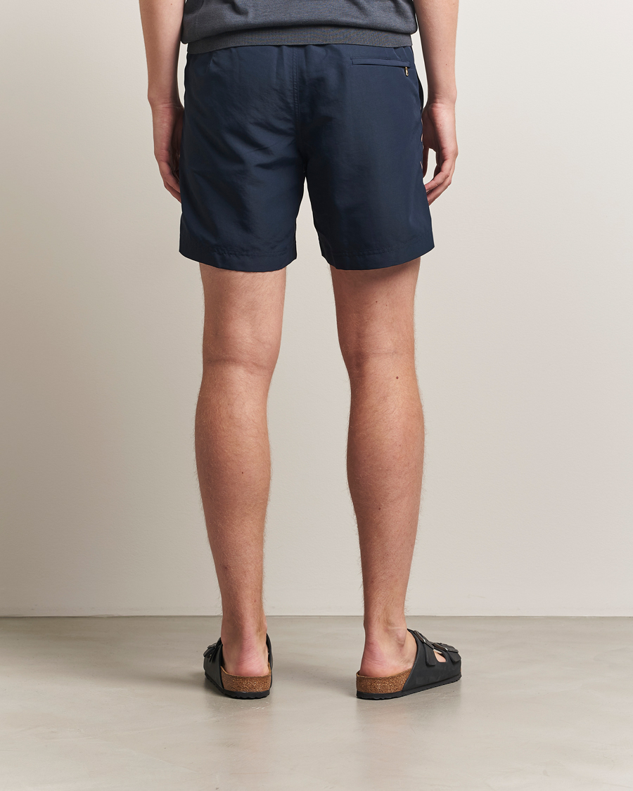 Orlebar Brown Bulldog Drawcord Stripe Swimshorts Night Iris