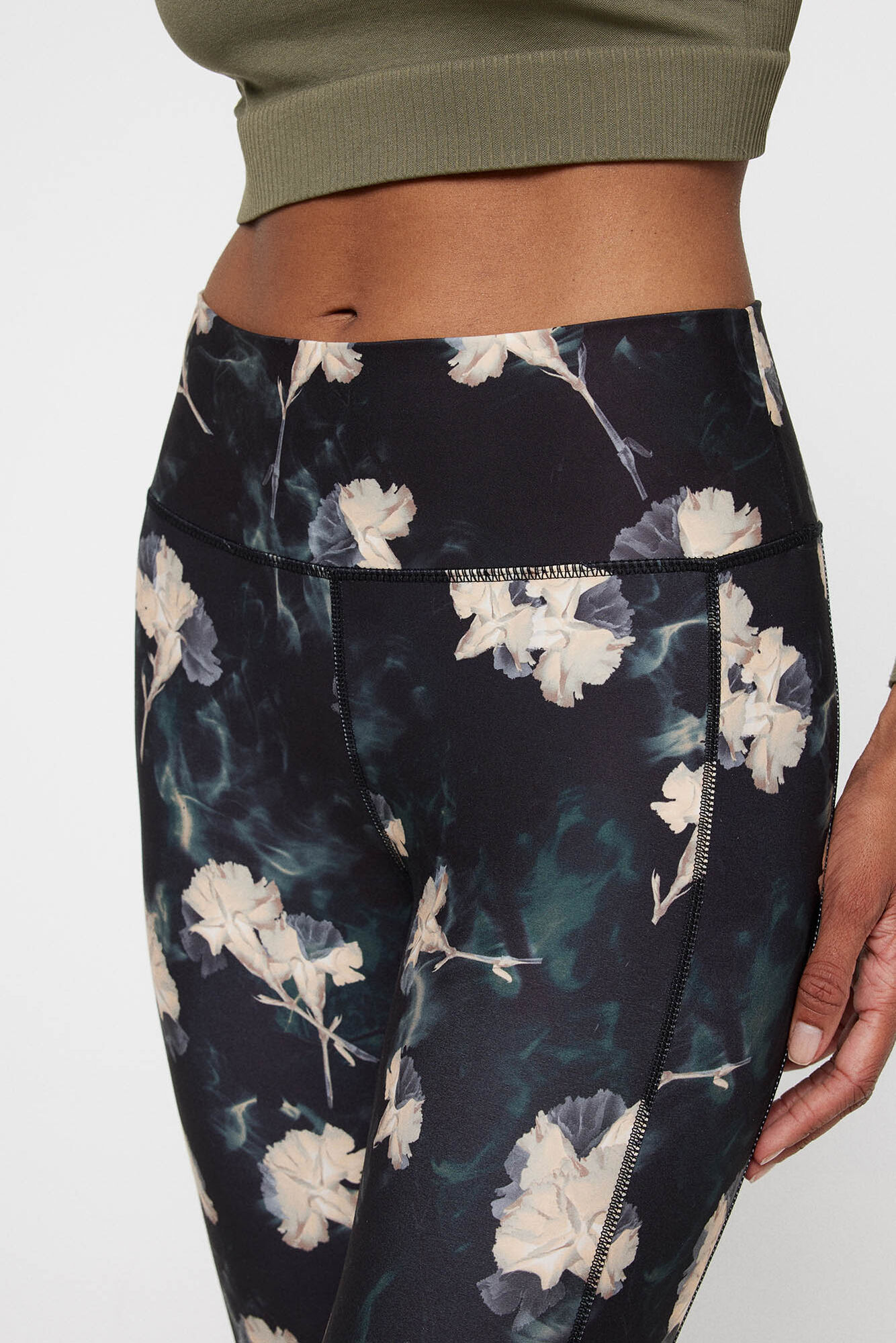 Leggings com estampa floral