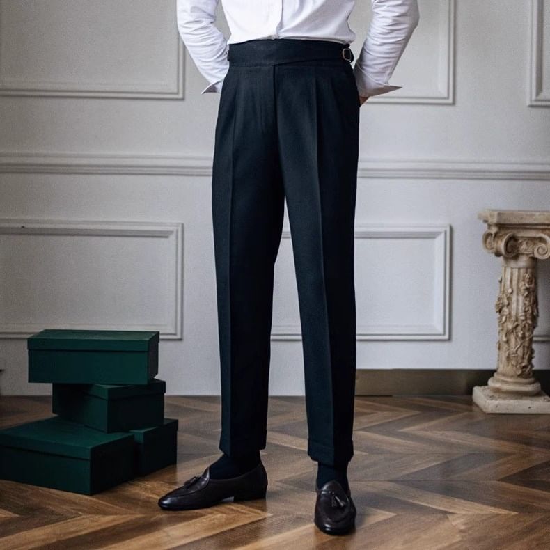 GRAYCIOUS - Mid-rise rechte, rechte broek met rechte pijpen