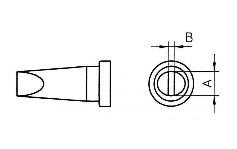 Lötspitze LT C Meisselform 3.2 mmErsatzspitze