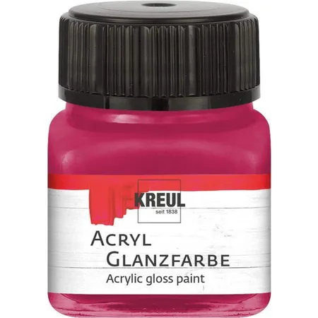 KREUL Acryl Glanzfarbe Bordeaux 20 ml