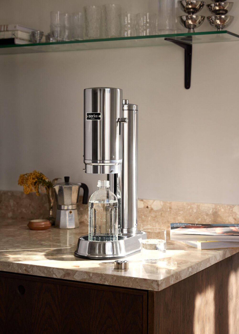 Aarke  Carbonator Pro sodavandsmaskine - Polished steel
