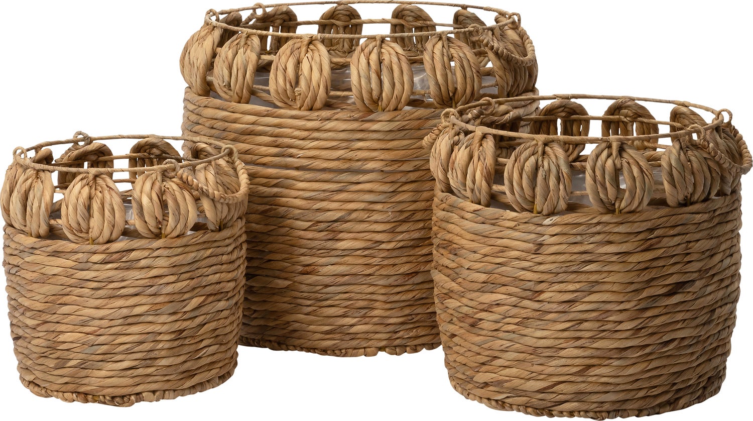 Plantenmand Rami naturel D 31 H 37 cm