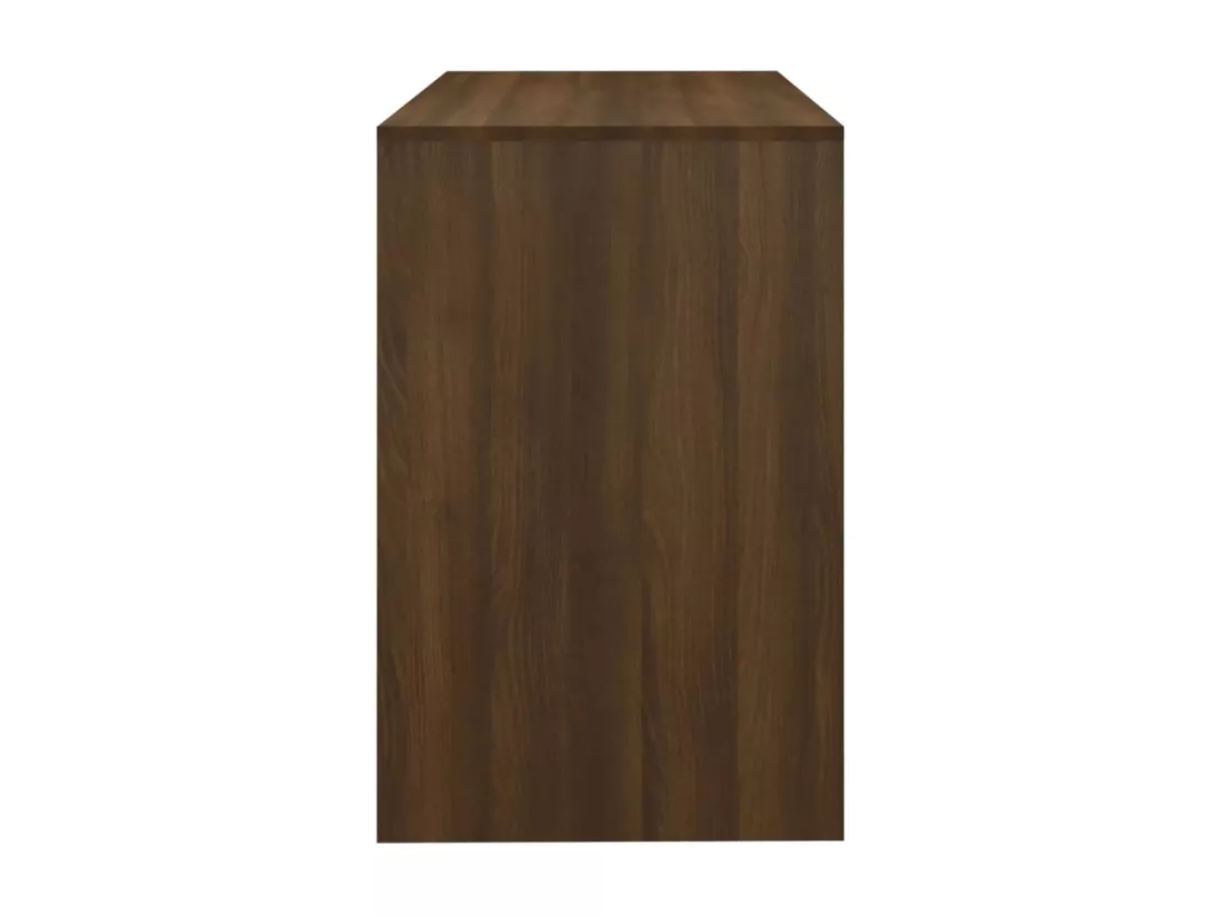 Bureau Chêne marron 101x50x76,5 cm Bois d'ingénierie