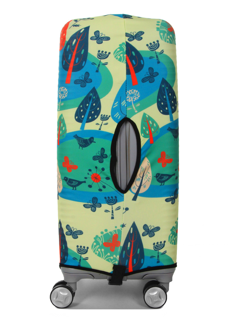 Housse de valise Periea Yellow and Blue Woodland M