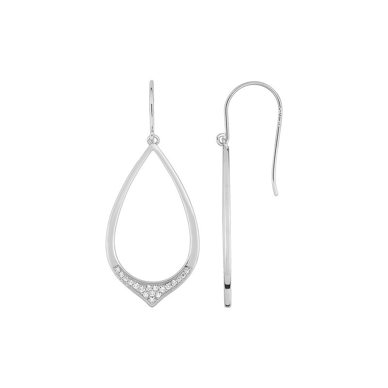 Boucles d'oreilles Femme - Oxyde de zirconium - Argent 925