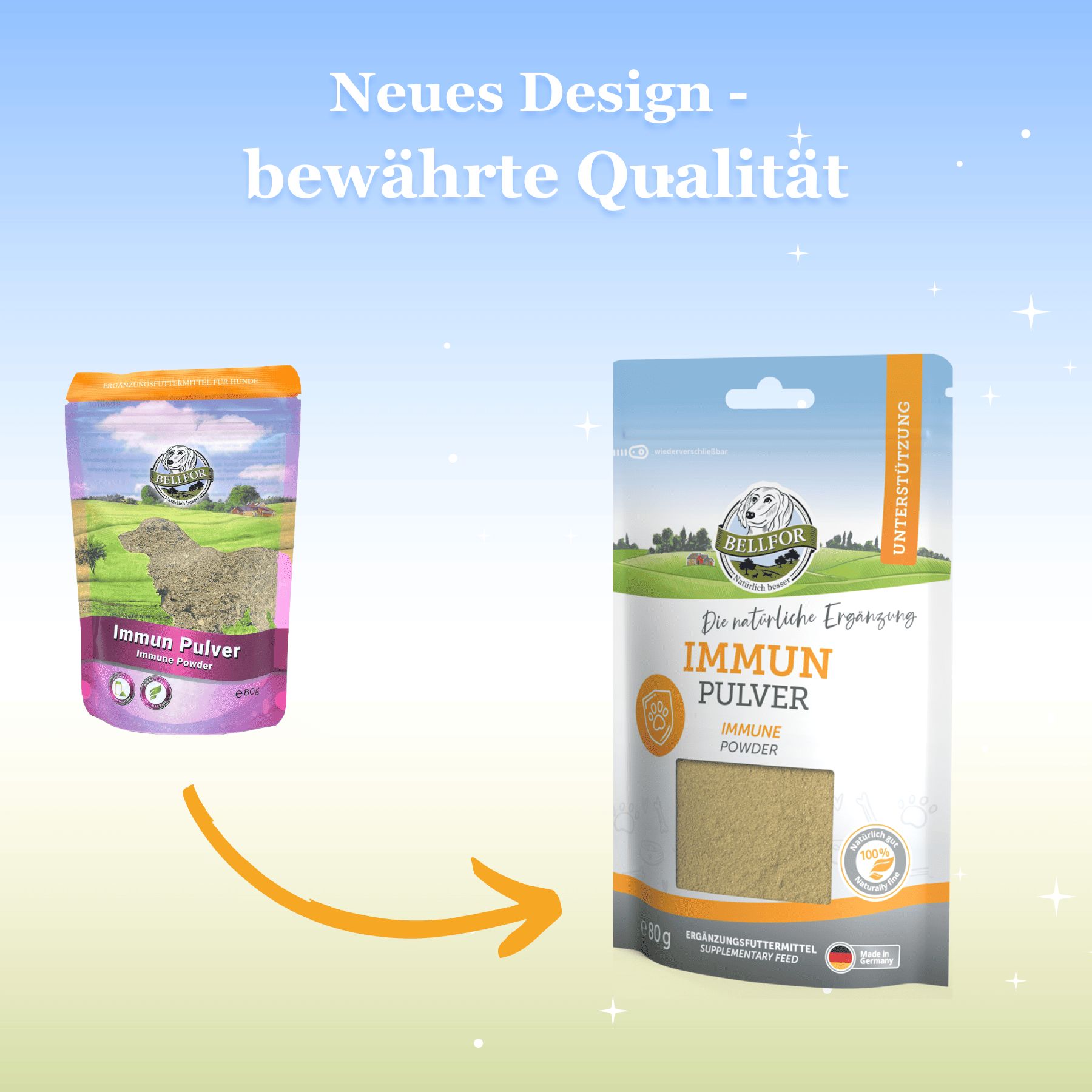 Bellfor Leishmaniose Set für Hunde - Landgut-Menü + Immun Pulver + Landgut-Happen