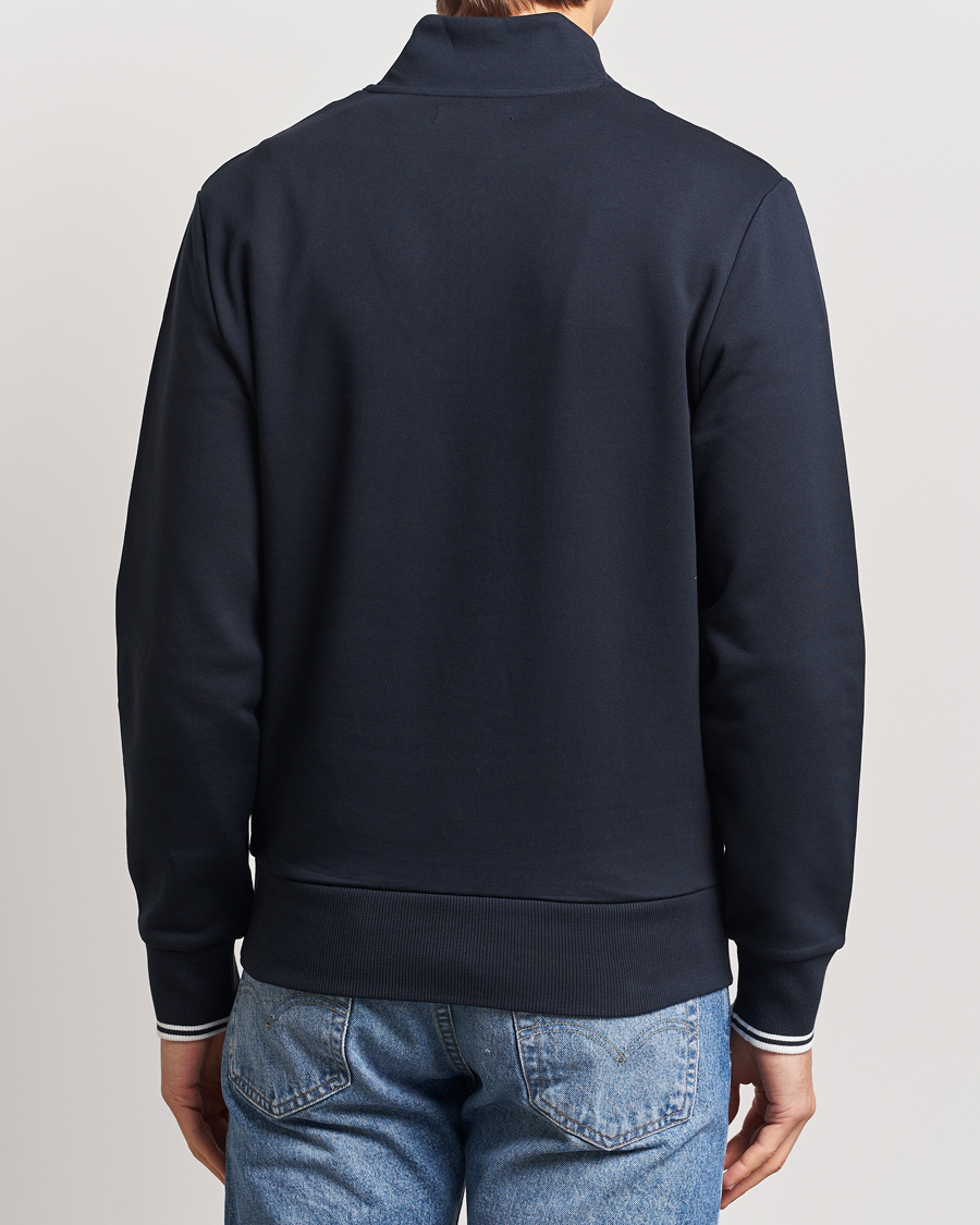 Fred Perry Half Zip Sweatshirt Navy
