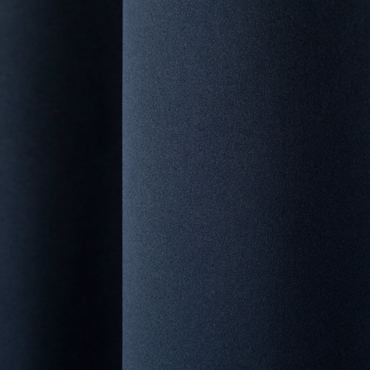 Rideau occultant thermique Vestris GoodHome bleu navy l.140 x H.260 cm