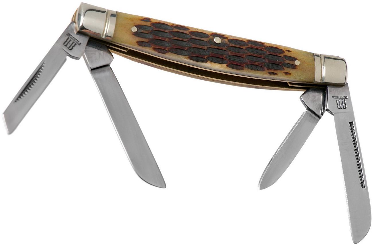 Rough Ryder Congress Amber Bone RR053 slipjoint zakmes
