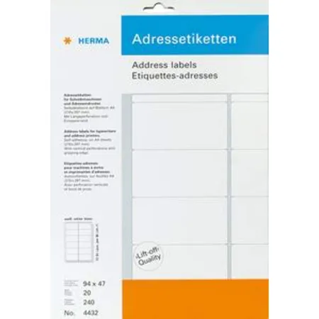 HERMA Adress-Etiketten, A4