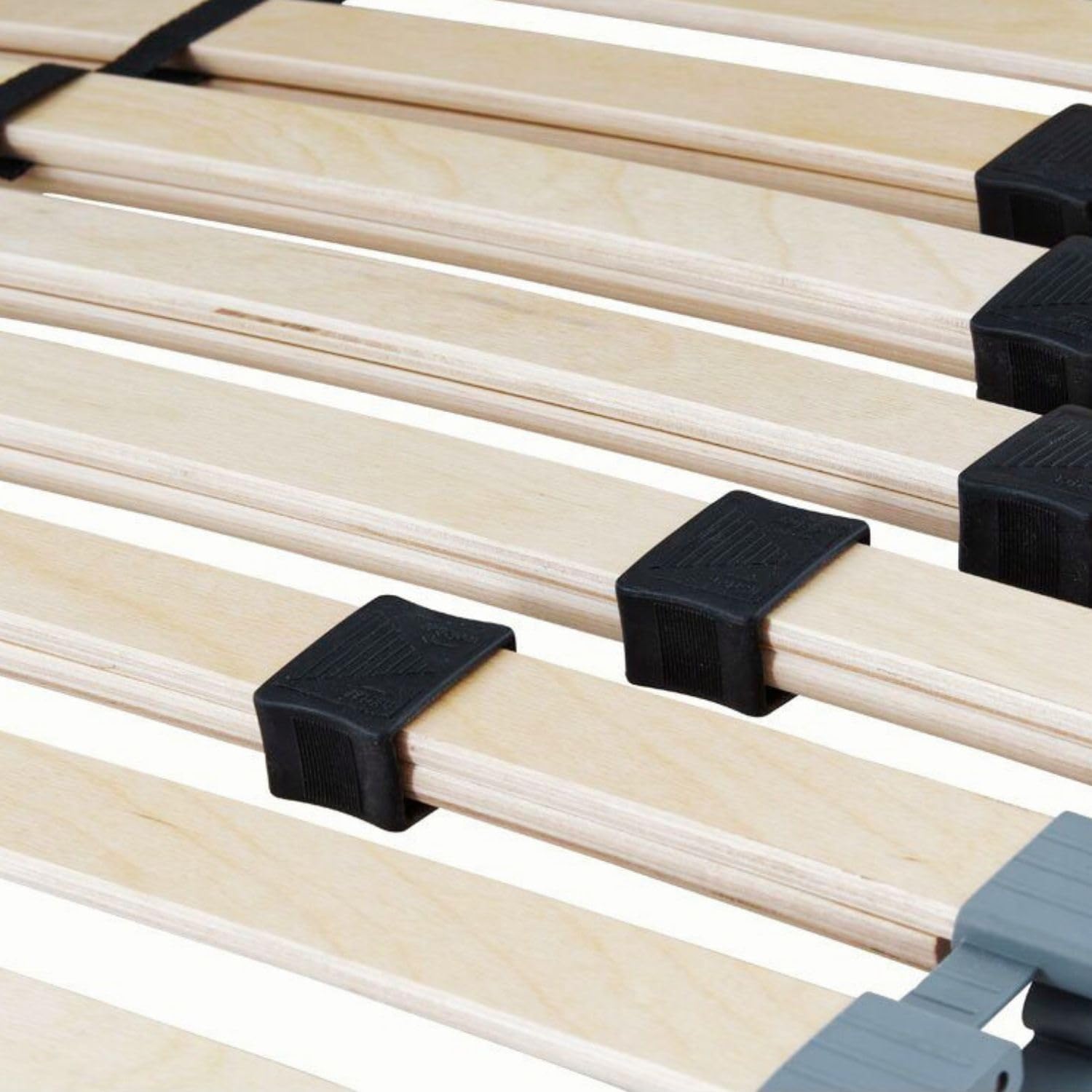 Lattenrost 180x200, Kopfteil verstellbar, Ergonomischer 7-Zonen-Lattenrost, Buchenholz, 28 Latten, Selbstmontage, hohe Traglast bis 150Kg