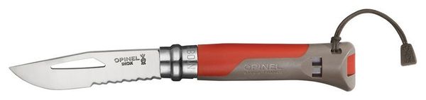 Couteau Opinel n°8 Outdoor terre rouge