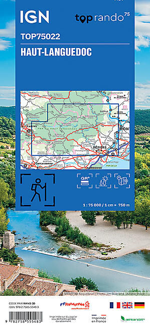IGN - TOP75022 - HAUT LANGUEDOC IGN